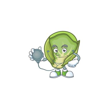 Brüksel, araçları olan bir Doktor olarak çizgi film karakteri tarzında filizleniyor