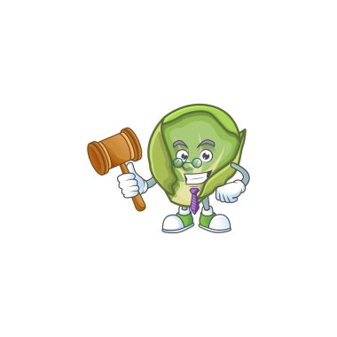 Profesyonel bir yargıç Brüksel lahanası çizgi film karakter tasarımında sunuluyor.