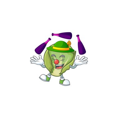 Şirin ve havalı jonglörler Brüksel lahanası çizgi film karakteri