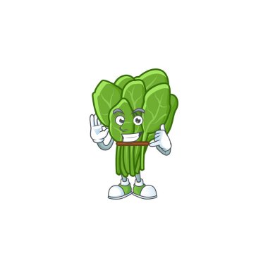 Bana havalı ıspanak çizgi film karakteri tasarımı de.