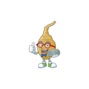 Havalı inek oyuncu Kudüs enginar karakter tasarımı