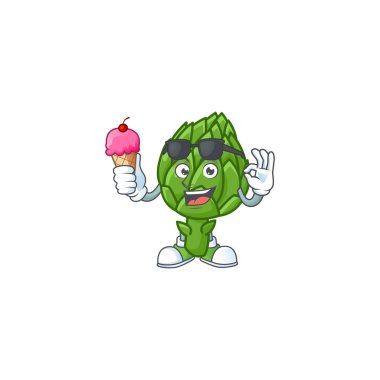 Dondurmalı şirin enginar çizgi film karakteri.