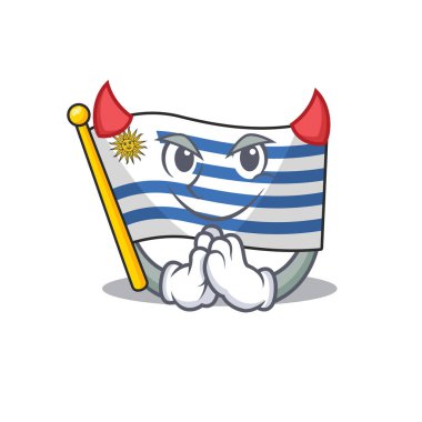 Şeytan karakterli bayrak uruguay çizgi filmi