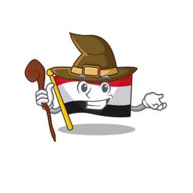 Cadı karakterli maskotlar.