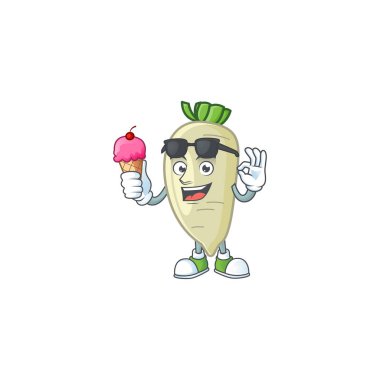 Dondurmalı tatlı beyaz turp karakteri.