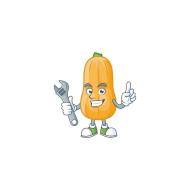 Akıllı ve profesyonel mekanik tereyağı ezmeli çizgi film karakteri