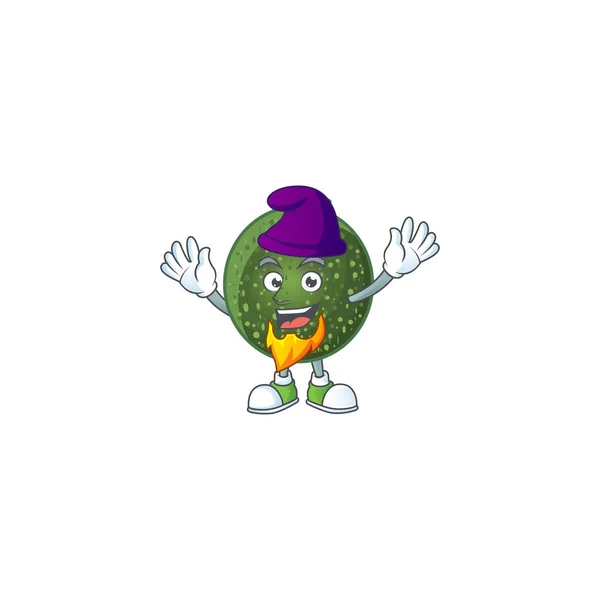 Gem squash mascot cartoon style as an Elf — Stock Vector
