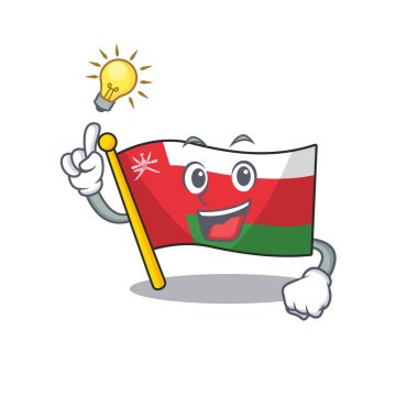 Maskot bayrağı Oman 'ın bir fikri var.