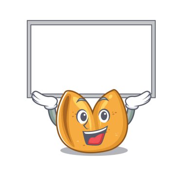 Tatlı fal kurabiyesi çizgi film stili illüstrasyon