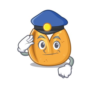 Şans kurabiyesi karakteri polis memuru rolünde.