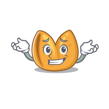 Süper Havalı Sırıtan Şans Kurabiyesi Maskot tarzı