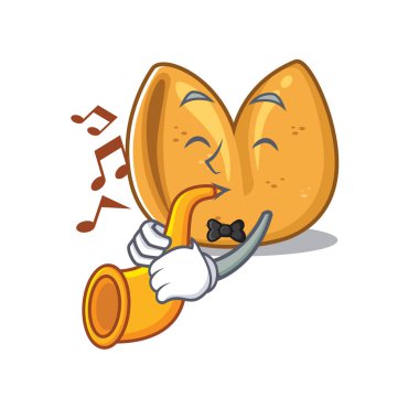 Akşam yemeği, fal kurabiyesi çizgi film karakteri performansı Trompetle