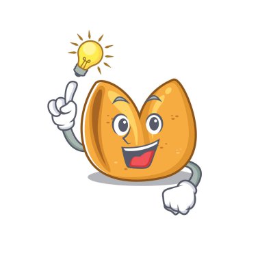 Karikatür şans kurabiyesi bir fikir karakterine sahip.