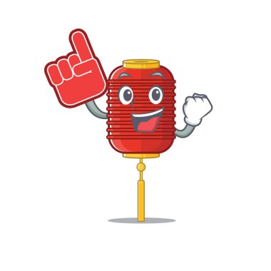 Maskot tarzı köpüklü Çin feneri.