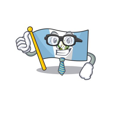 Havalı İşadamı karakteri Bolivya bayrağı