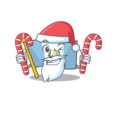 Noel Baba 'da Şekerli Bayrak Bolivya çizgi film karakteri