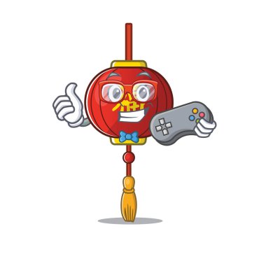 Sevimli inek oyuncu Asyalı fener çizgi film karakteri tarzı