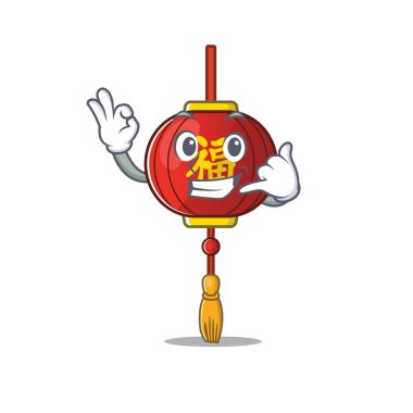 Bana sevimli Asya feneri maskot tarzı de.