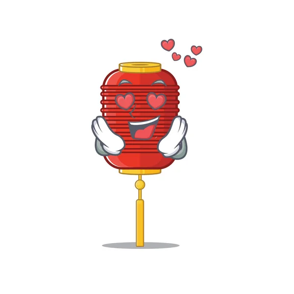 Happy cute chinese lantern cartoon design — стоковый вектор