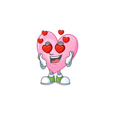 Süper şirin, aşık olmuş pembe aşk çizgi film karakteri.