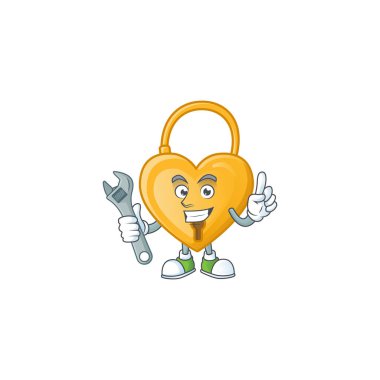 Zeki ve Profesyonel Tamirci asma kilit çizgi film karakteri