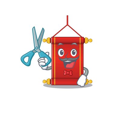 Mutlu Berberler Çin parşömenleri maskot karakter stili