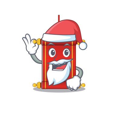 Çin parşömenleri Santa çizgi film karakter tasarımı