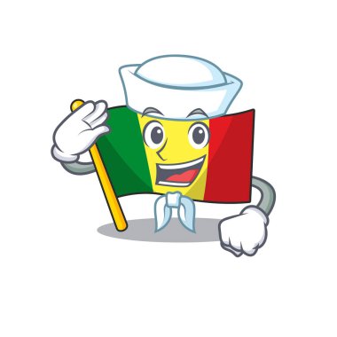 Şirin Bayrak Maskotu Mali Denizci çizgi film karakteri