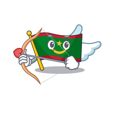 Şirin bayrak mauritania Aşk Tanrısı çizgi film karakteri ok ve kanatlı