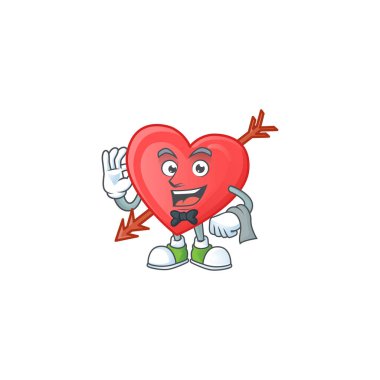 Dost canlısı ok aşk karakteri Garson olarak duruyor