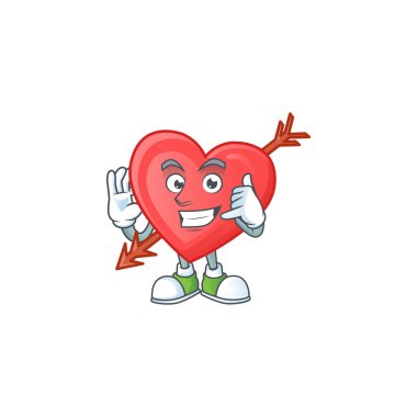 Bana komik ok aşk maskotu tarzı deyin.