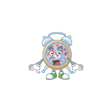 Şaşırtıcı bir jest üzerine çizgi film karakteri tasarımı.