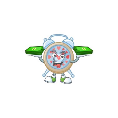 Mutlu zengin saat aşk karakteri Ellerinde para