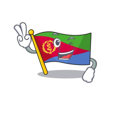 İki parmaklı bayrak eritrea çizgi film biçimi