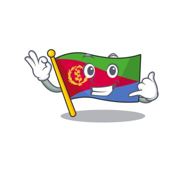 Bana sevimli bayrak diyebilirsiniz, eritrea maskot tarzı.
