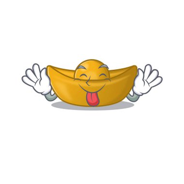 Süper şirin Çin külçeli çizgi film tasarımı.