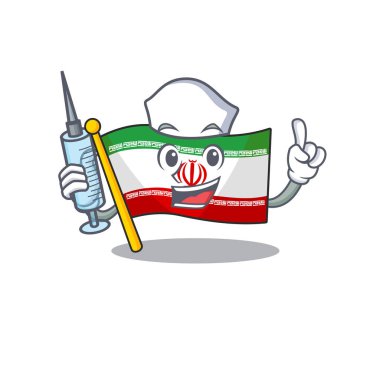 Şirin Hemşire İran karakteri şırıngalı çizgi film tarzı