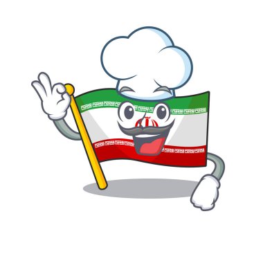 Beyaz şapkalı Mutlu Şef İran çizgi filmi karakteri