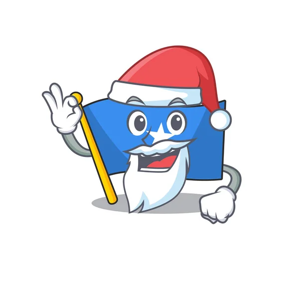 Flag somalia in Santa cartoon character design — 스톡 벡터