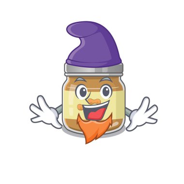 Komik fıstık ezmesi çizgi film maskotu Elf rolünde