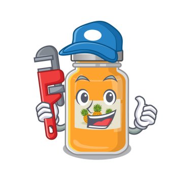 Maskot tarzı serin su tesisatı ananas reçeli