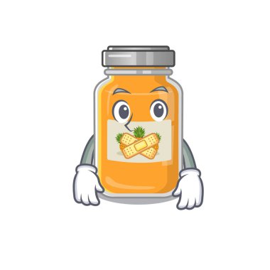 Ananas reçeli maskot karakter tasarımının sessiz bir jesti.