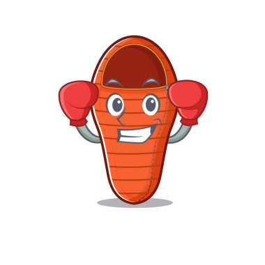 Komik Boks uyku tulumu çizgi film karakteri tarzı