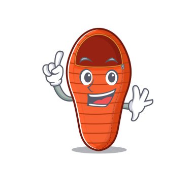 Maskot karakter tarzında parmak uyku tulumu