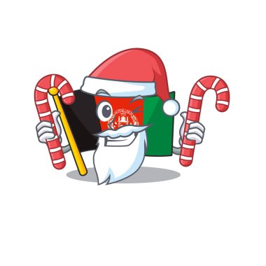 Mutlu bayrak, Noel Baba 'da Şekerli Çizgi film karakteri