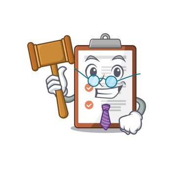 Profesyonel Yargıç panosu Çizgi film karakter tasarımında sunuldu