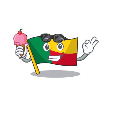 Mutlu bayrak çizimleri Dondurmalı kaydırma