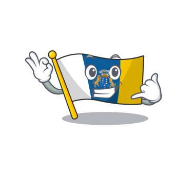 Bana sevimli surat kanarya adası maskot çizimi de.