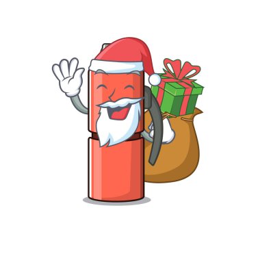 Noel Baba termos şişe Scroll karakter tasarımı hediye kutusu