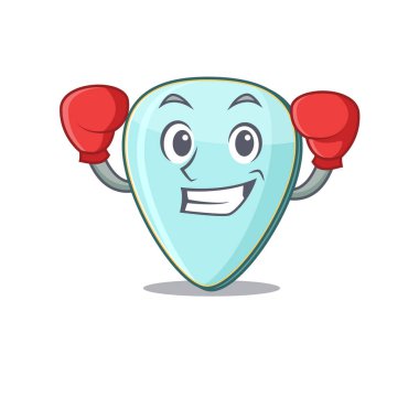 Sporty Boxing gitar plectrum maskot stili